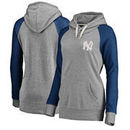 New York Yankees Women's Timeless Lounge Fashion Pullover Hoodie - Gray