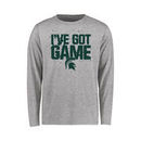 Michigan State Spartans Youth Got Game Long Sleeve T-Shirt - Ash