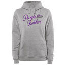 Mount Union Purple Raiders Women's Plus Sizes Dora Pullover Hoodie - Ash