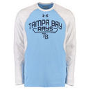 Tampa Bay Rays Under Armour Apex Print Performance Long Sleeve T-Shirt - Light Blue/White