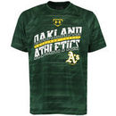 Oakland Athletics Under Armour Tech Novelty Launch Slanted T-Shirt Performance - Green