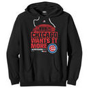 Chicago Cubs Majestic Big & Tall Winnter Clubhouse Hoodie - Black