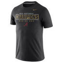 Alabama Crimson Tide Nike College Football Playoff 2015 National Champions Locker Room T-Shirt - Black