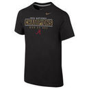 Alabama Crimson Tide Nike Youth College Football Playoff 2015 National Champions Locker Room T-Shirt - Black