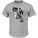 Yasiel Puig Los Angeles Dodgers Majestic The Bigger Prize Player T-Shirt - Gray