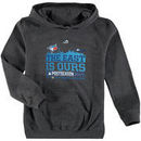 Toronto Blue Jays Majestic Youth 2015 AL East Division Champions Locker Room Pullover Hoodie - Charcoal