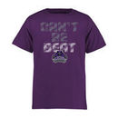 Central Arkansas Bears Youth Can't Be Beat T-Shirt - Purple