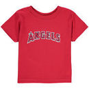 Los Angeles Angels Soft As A Grape Toddler Tiny Fan Wordmark T-Shirt - Red