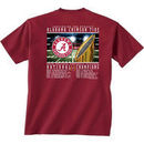 Alabama Crimson Tide College Football Playoff 2015 National Champions Recap Score T-Shirt - Crimson