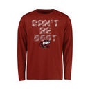 Temple Owls Youth Can't Be Beat Long Sleeve T-Shirt - Cherry