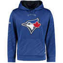 Toronto Blue Jays Stitches Pullover Fleece Hoodie with Contrast Hood - Royal