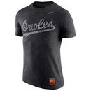 Baltimore Orioles Nike Cooperstown Collection Tri-Blend Wordmark 1.6 T-Shirt - Royal