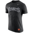 San Francisco Giants Nike Cooperstown Collection Tri-Blend Wordmark 1.6 T-Shirt - Royal