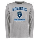 Old Dominion Monarchs Big & Tall Campus Icon Long Sleeve T-Shirt - Ash