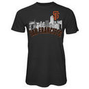 San Francisco Giants Majestic Threads City Skyline Softhand T-Shirt - Black