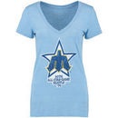 Seattle Mariners Women's Coop All-Star Tri-Blend T-Shirt - Light Blue