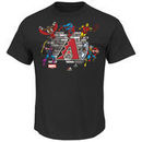 Arizona Diamondbacks Majestic Marvel Fans Assemble T-Shirt - Black