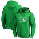 San Jose Sharks St. Patrick's Day White Logo Pullover Hoodie - Kelly Green