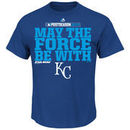Kansas City Royals Majestic 2015 Postseason Force Be With T-Shirt - Royal