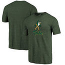 William & Mary Tribe Auxiliary Logo Tri-Blend T-Shirt - Green
