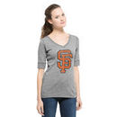 San Francisco Giants '47 Women's Roster Half-Sleeve T-Shirt - Gray