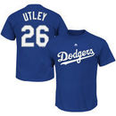 Chase Utley Los Angeles Dodgers Majestic Official Name & Number T-Shirt - Royal