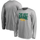 William & Mary Tribe Youth Got Game Long Sleeve T-Shirt - Ash