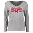 Kyle Larson Women's Speed Zone Long Sleeve T-Shirt - Ash