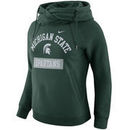 Michigan State Spartans Nike Women's Tailgate Funnel Neck Hoodie - Green