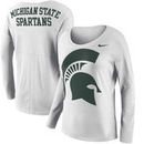 Michigan State Spartans Nike Women's Tailgate Long Sleeve T-Shirt - White