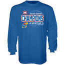 Kansas Jayhawks Blue 84 2016 Big 12 Men's Basketball Conference Champions Long Sleeve T-Shirt - Royal