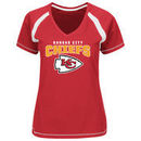 Kansas City Chiefs Majestic Women's Game Day Tradition V-Neck T-Shirt - Red