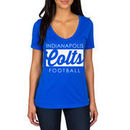 Indianapolis Colts Women's Draw Play V-Neck T-Shirt - Royal