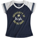 Notre Dame Fighting Irish Girls Toddler Calley Football T-Shirt - Navy