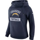 Los Angeles Chargers Nike Women's Tailgate Funnel Pullover Hoodie - Navy