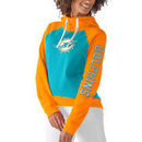 Miami Dolphins G-III 4Her by Carl Banks Women's Scrimmage Pullover Hoodie - Aqua