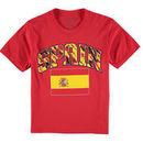 Spain Male Youth T-Shirt - Red