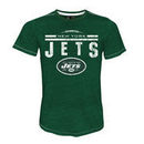 New York Jets Majestic Threads Laces Out Tri-Blend T-Shirt - Green/White
