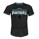 Carolina Panthers Majestic Threads Laces Out Tri-Blend T-Shirt - Black