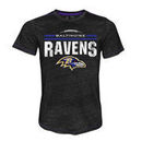 Baltimore Ravens Majestic Threads Laces Out Tri-Blend T-Shirt - Black