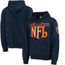 Chicago Bears Mitchell & Ness Passing Yards Pullover Hoodie - Navy