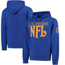 Los Angeles Rams Mitchell & Ness Passing Yards Pullover Hoodie - Navy