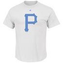 Pittsburgh Pirates Majestic Father's Day Logo T-Shirt - White