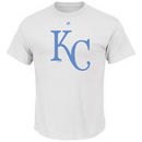 Kansas City Royals Majestic Father's Day Logo T-Shirt - White