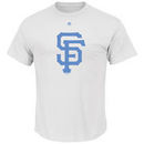 San Francisco Giants Majestic Father's Day Logo T-Shirt - White