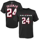 Devonta Freeman Atlanta Falcons Youth Mainliner Name & Number T-Shirt - Black