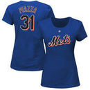 Mike Piazza New York Mets Majestic Women's Plus Size Name and Number T-Shirt - Royal