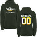San Francisco Dons Women's Personalized Basketball Pullover Hoodie - Green