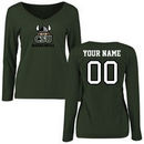 Cleveland State Vikings Women's Personalized Basketball Long Sleeve T-Shirt - Green