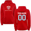 Radford Highlanders Women's Personalized Basketball Pullover Hoodie - Red